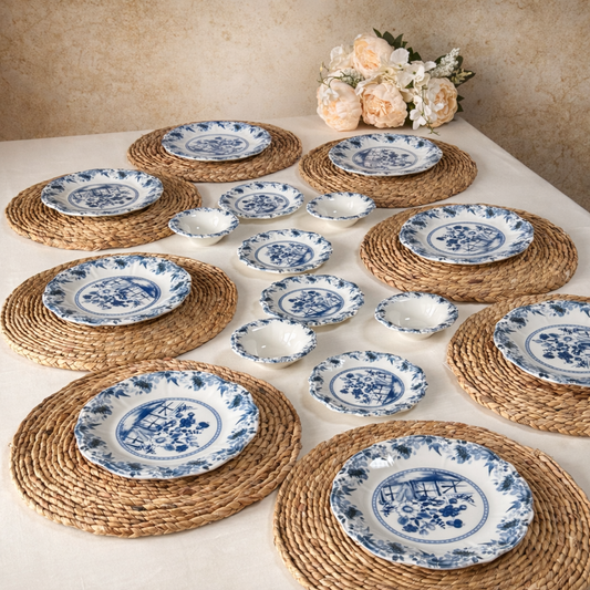 Porser 16 Parça Lüks Porselen Kahvaltı Veya Pasta İkram Seti