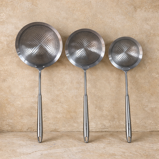 VD Çelik 3 Boy Kevgir Seti 18 cm, 16 cm, 14 cm KOD:8739-40-41