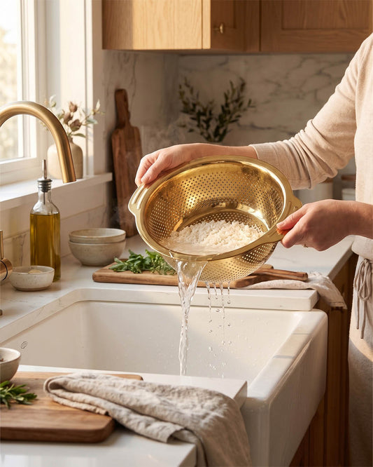 Çok Amaçlı Gold 22 Cm Süzgeç  ENF-1158