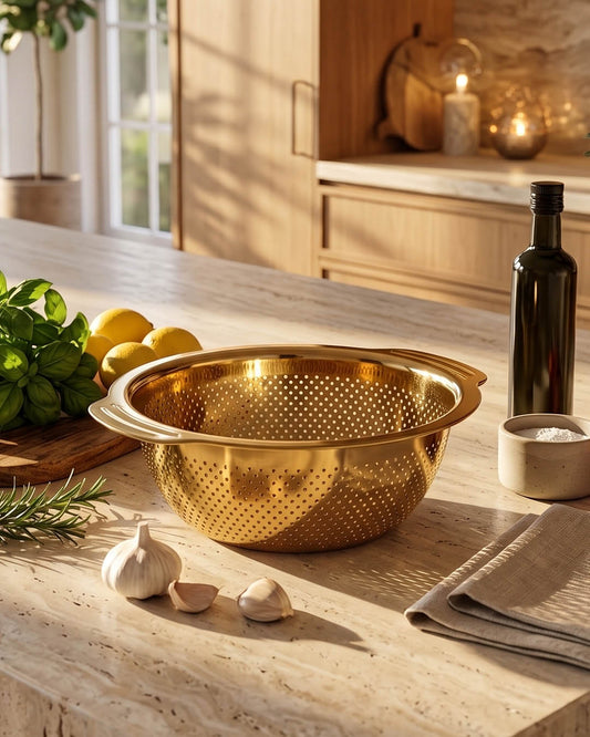 Çok Amaçlı Gold 22 Cm Süzgeç  ENF-1158