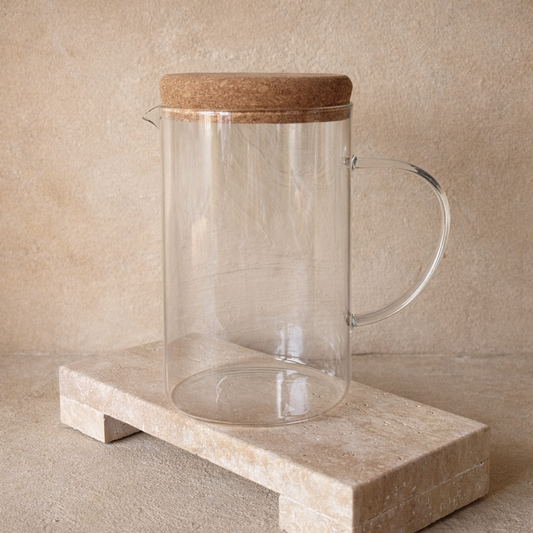 Roly Mantar Kapaklı Cam Sürahi 1 Litre KOD:8109