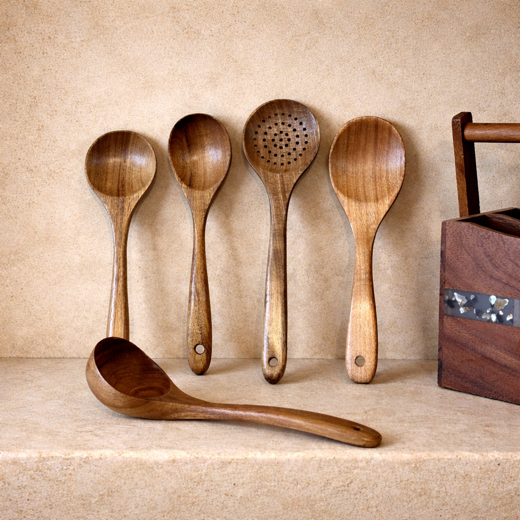 Maperally Akasya Ağacı 5 Parça Kepçe Seti KOD:110076-110080