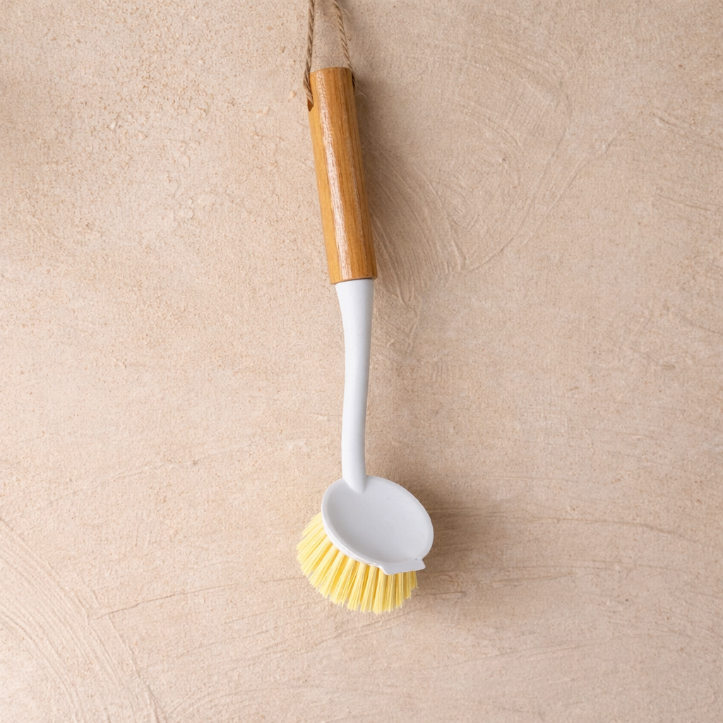 Vichy Bambu Saplı Bulaşık Fırçası KOD:6651