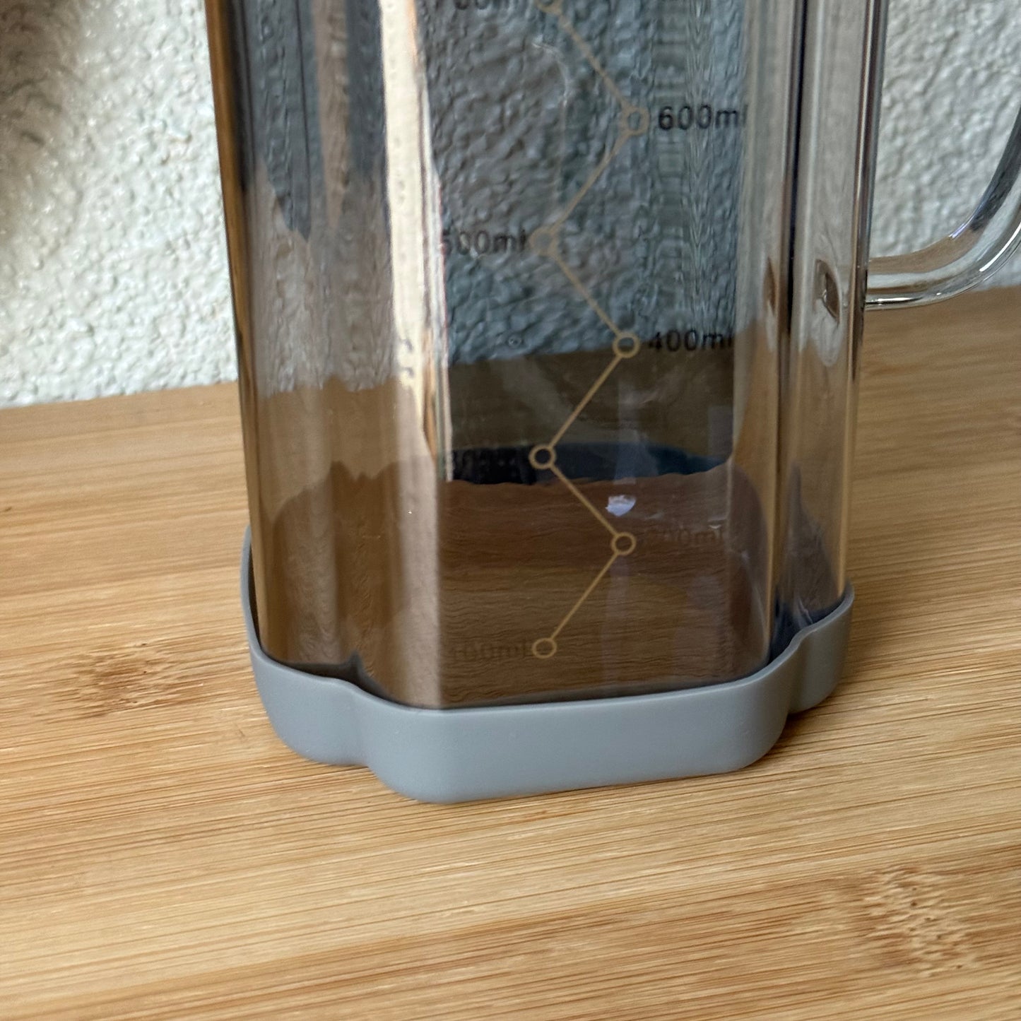 Mila Fluid Borosilikat Cam Yağdanlık Füme 1 Litre KOD.6511