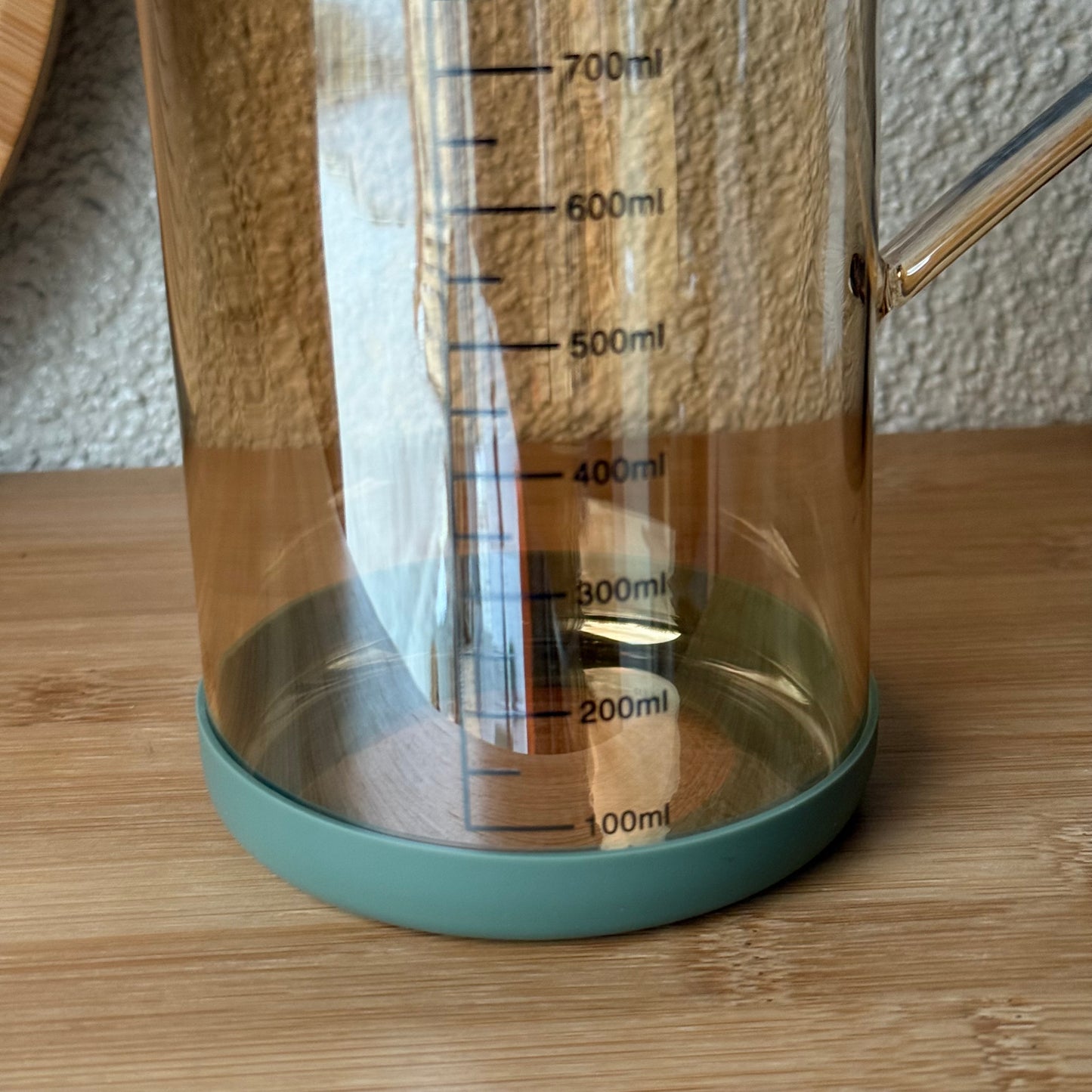 Oreon Soft Borosilikat Cam Yağdanlık Yeşil-Gold 1 Litre KOD.6516