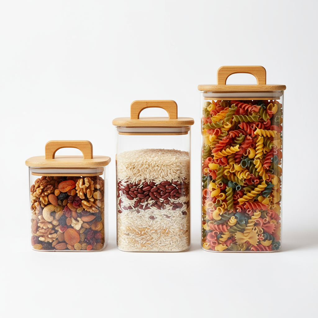 Buenos Dikdörtgen Kavanoz Yeni Görsel