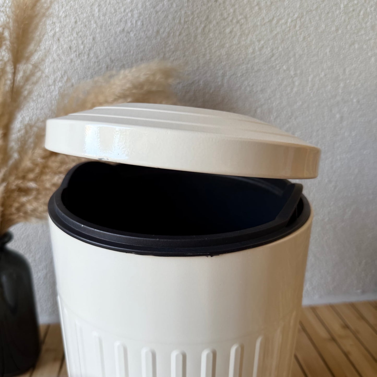 ZRA Vintage Çop Kovası 16 Litre Krem