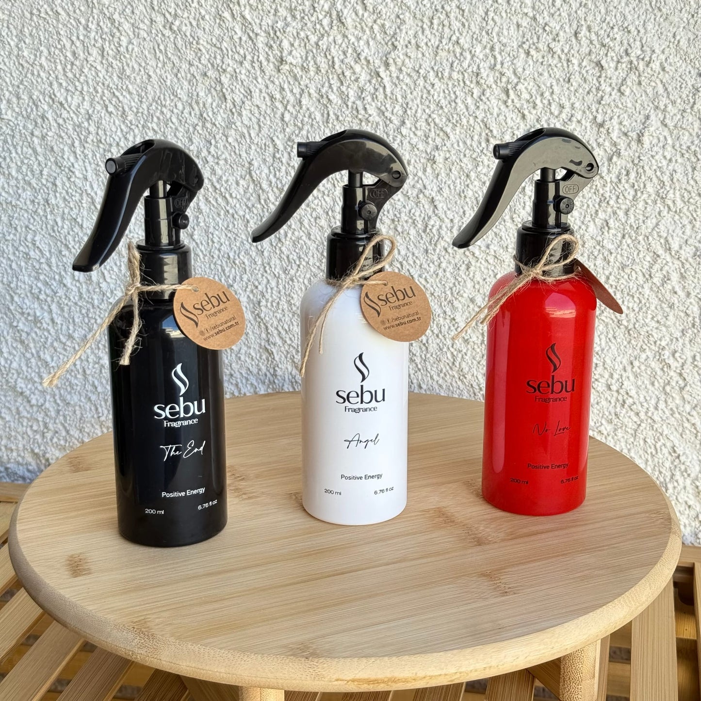 Sebu Oda, Ofis, Araç Sprey Seti 200 ml 3 Adet