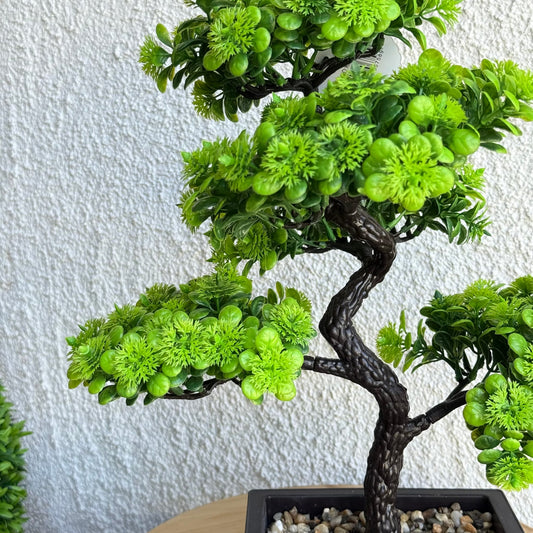 Bonsai Saksılı Yapay Çiçek 40 cm (Model-4)