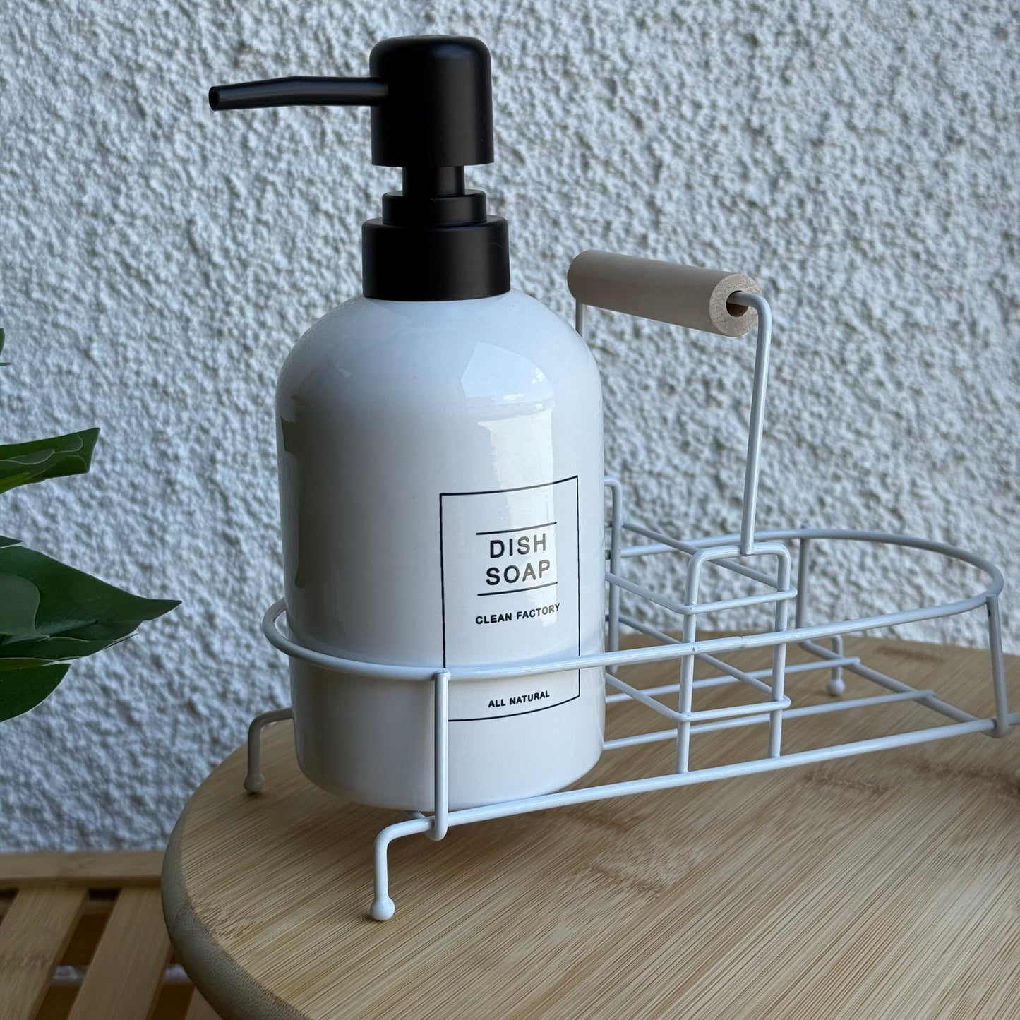 Choice Standlı Sıvı Sabunluk Seti Beyaz