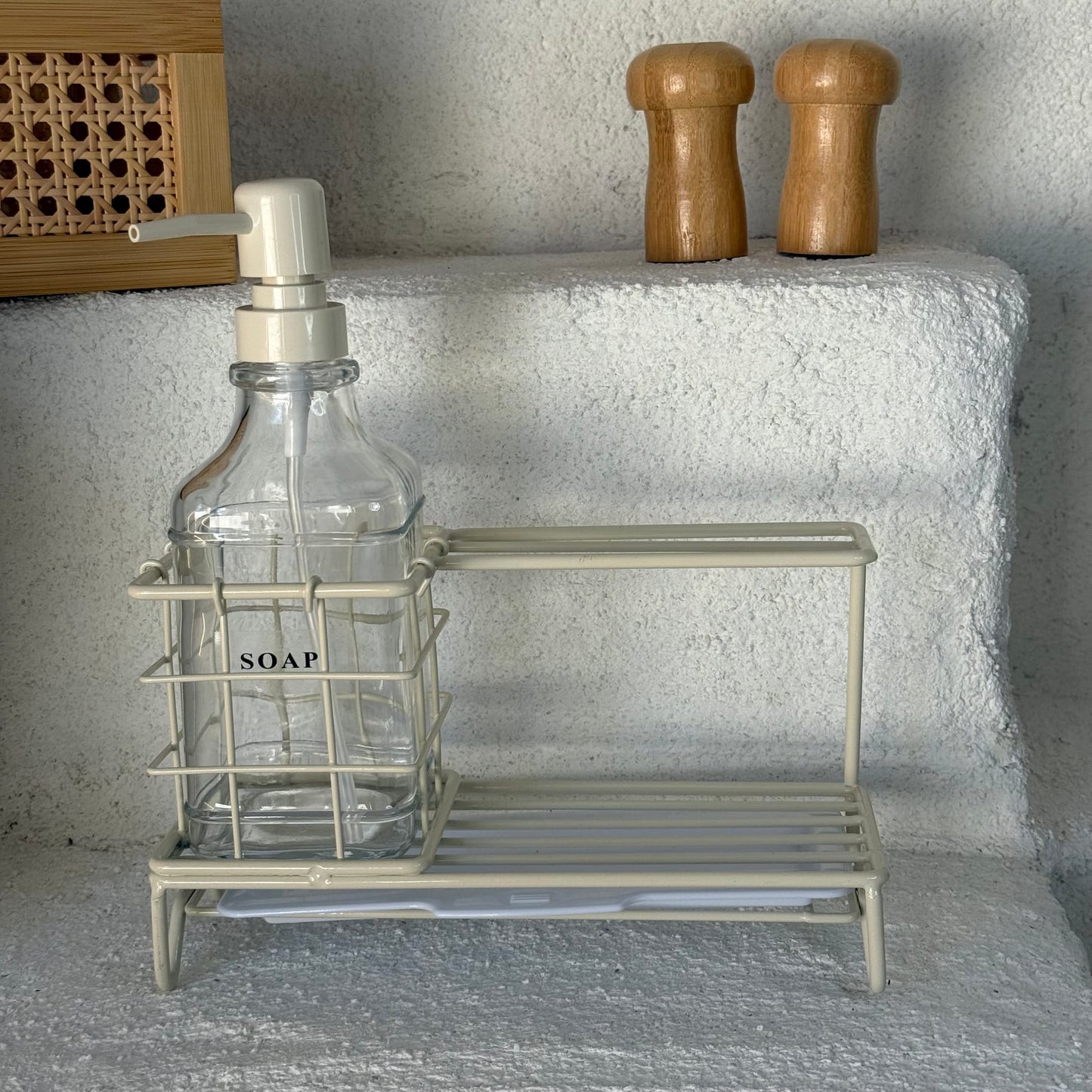 Kindly Metal Standlı Sıvı Sabunluk Krem