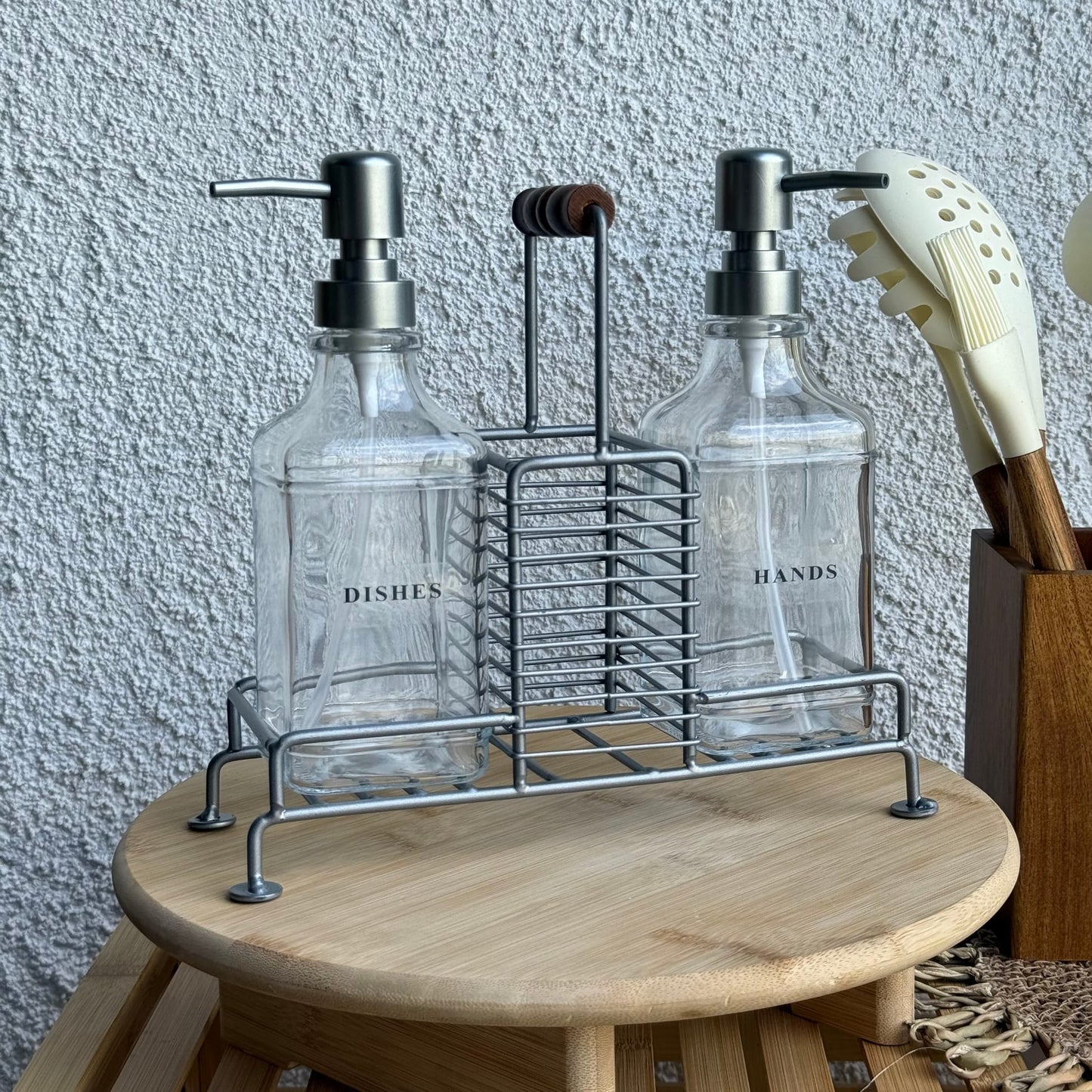 Bland Ayaklı ve İkili Sıvı Sabunluk Seti