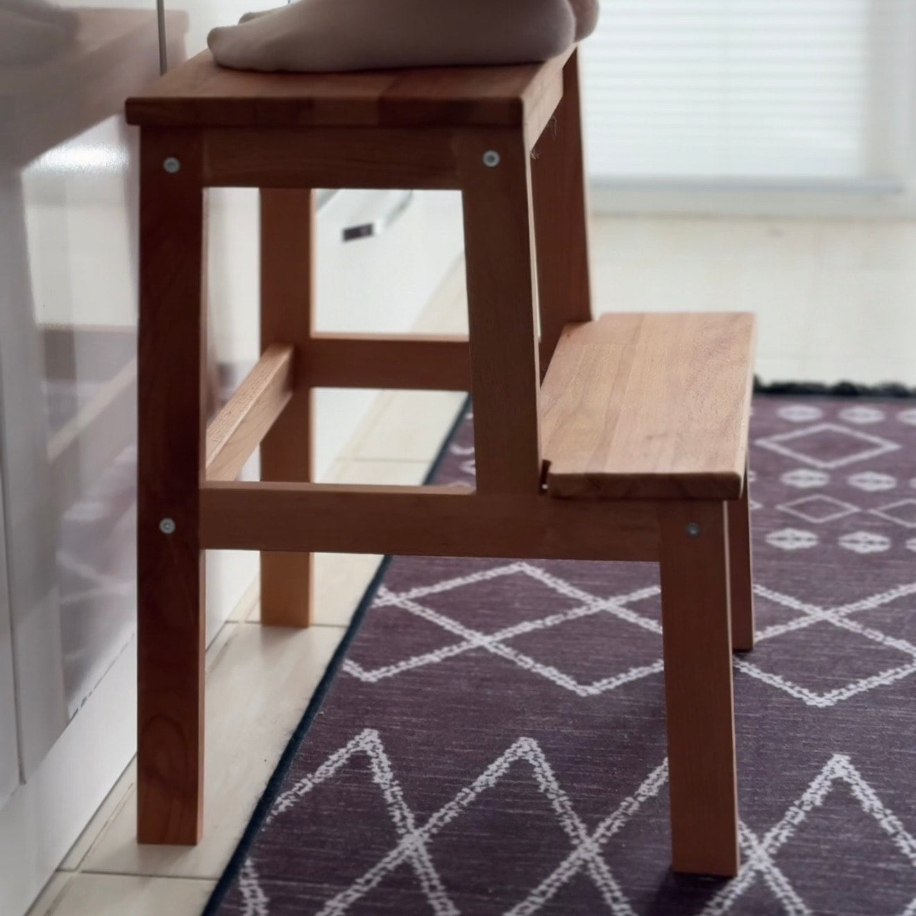 Kasandra Home Basamaklı Ahşap Merdiven 48 CM