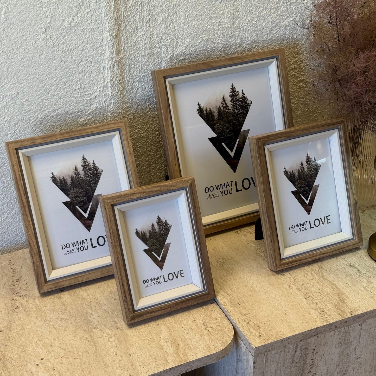 İKAE Love 4 Boy Ahşap Çerçeve Seti (A)