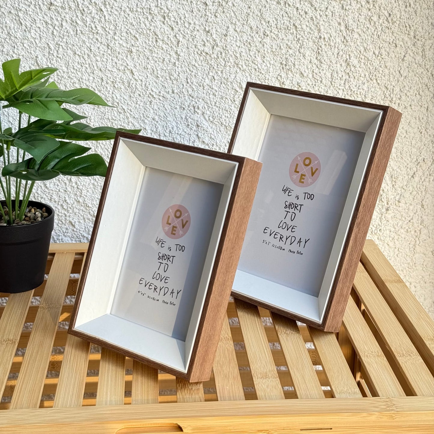 İKAE İki Boy Ahşap Çerceve Seti (A)