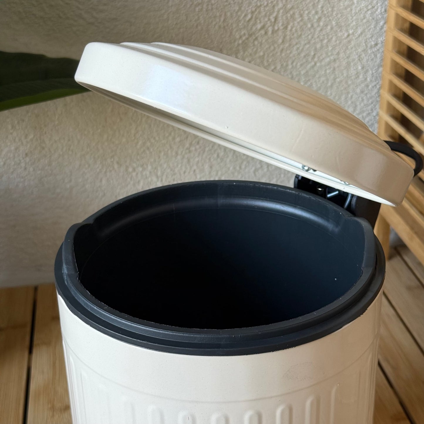 ZRA Vintage Çöp Kovası 5 Litre Krem