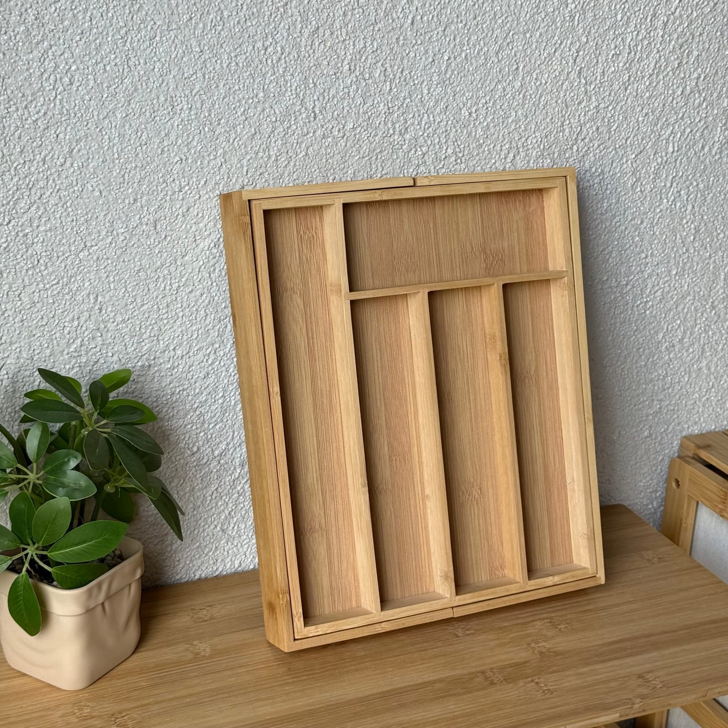 Boris Bambu Genişleyen Çekmece Kaşıklık