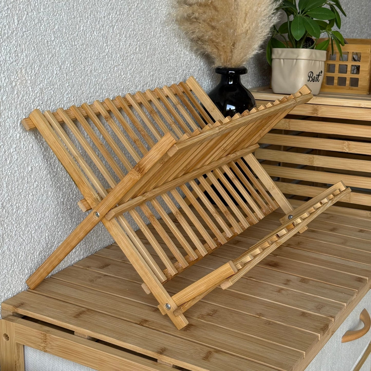 Eldon Katlanır Bambu Bulaşıklık 33x25 cm
