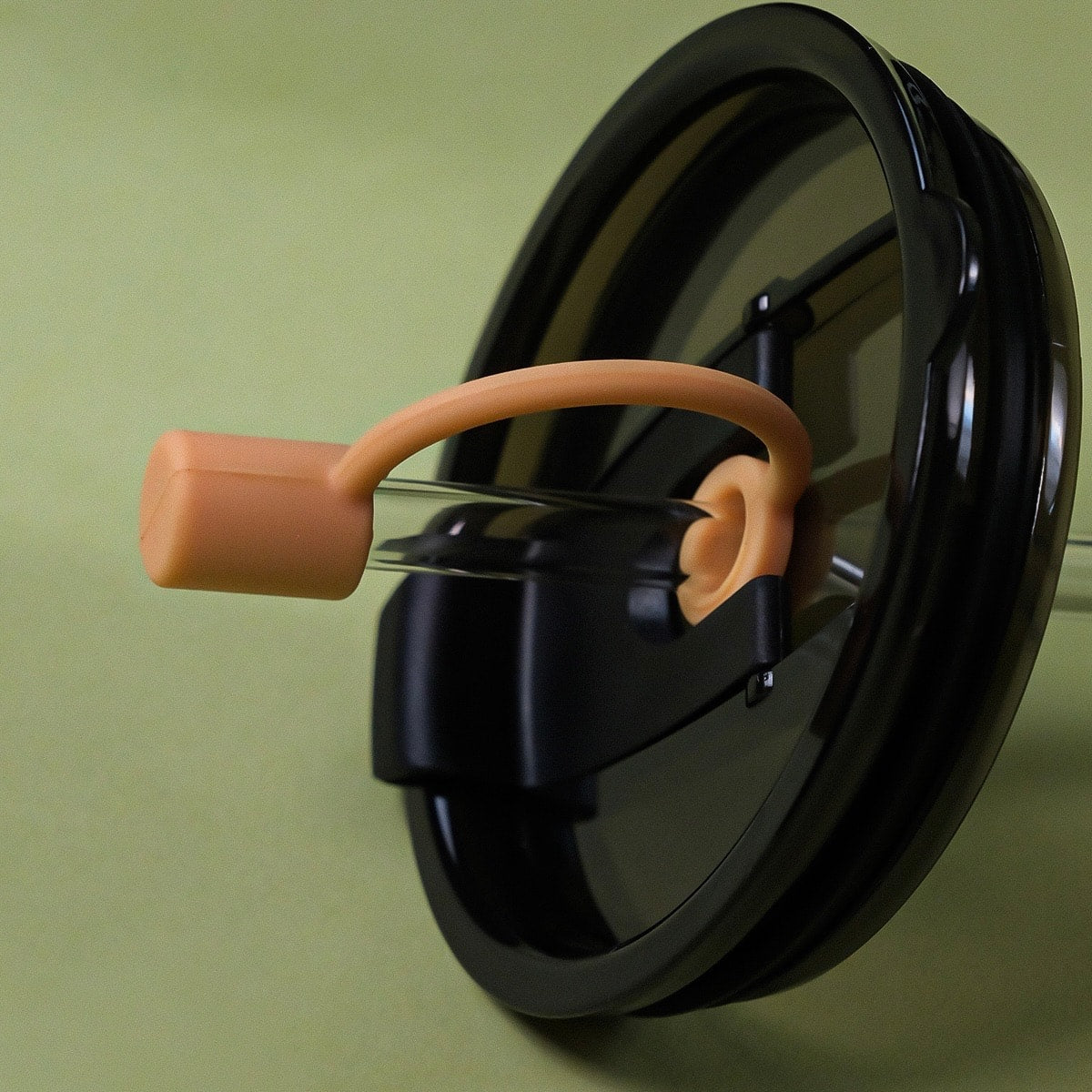 Get It Pipetli Borosilikat Cam Bardağı Siyah 500 ML