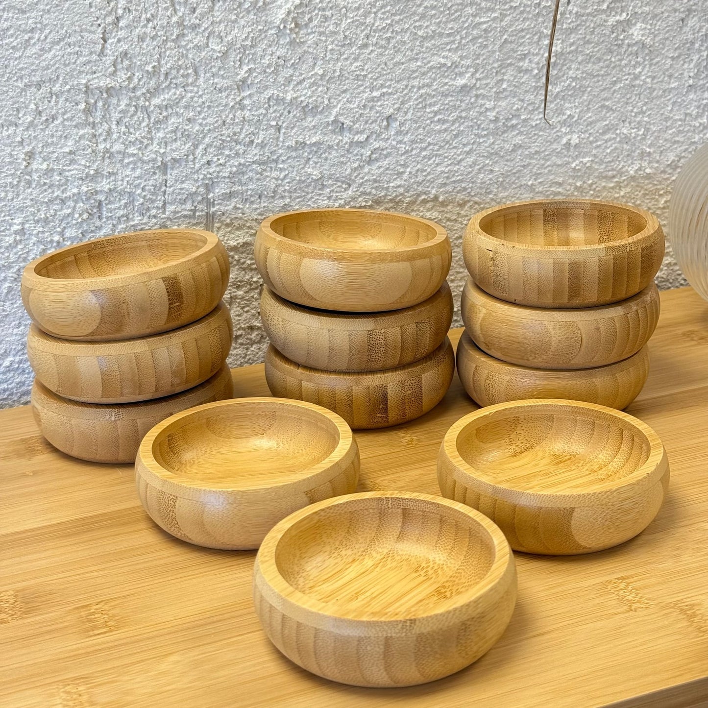 12 Adet Bambu Çerezlik 10 cm