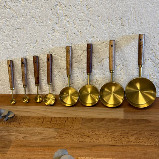 Pinterest 8 Parça Lüks Paslanmaz Çelik Ölçü Kaşık Seti (Sitede Sürpriz Fiyat)