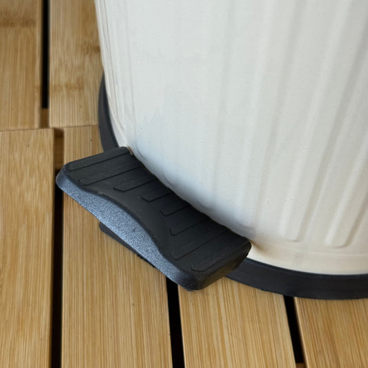 ZRA Vintage Çöp Kovası 5 Litre Krem