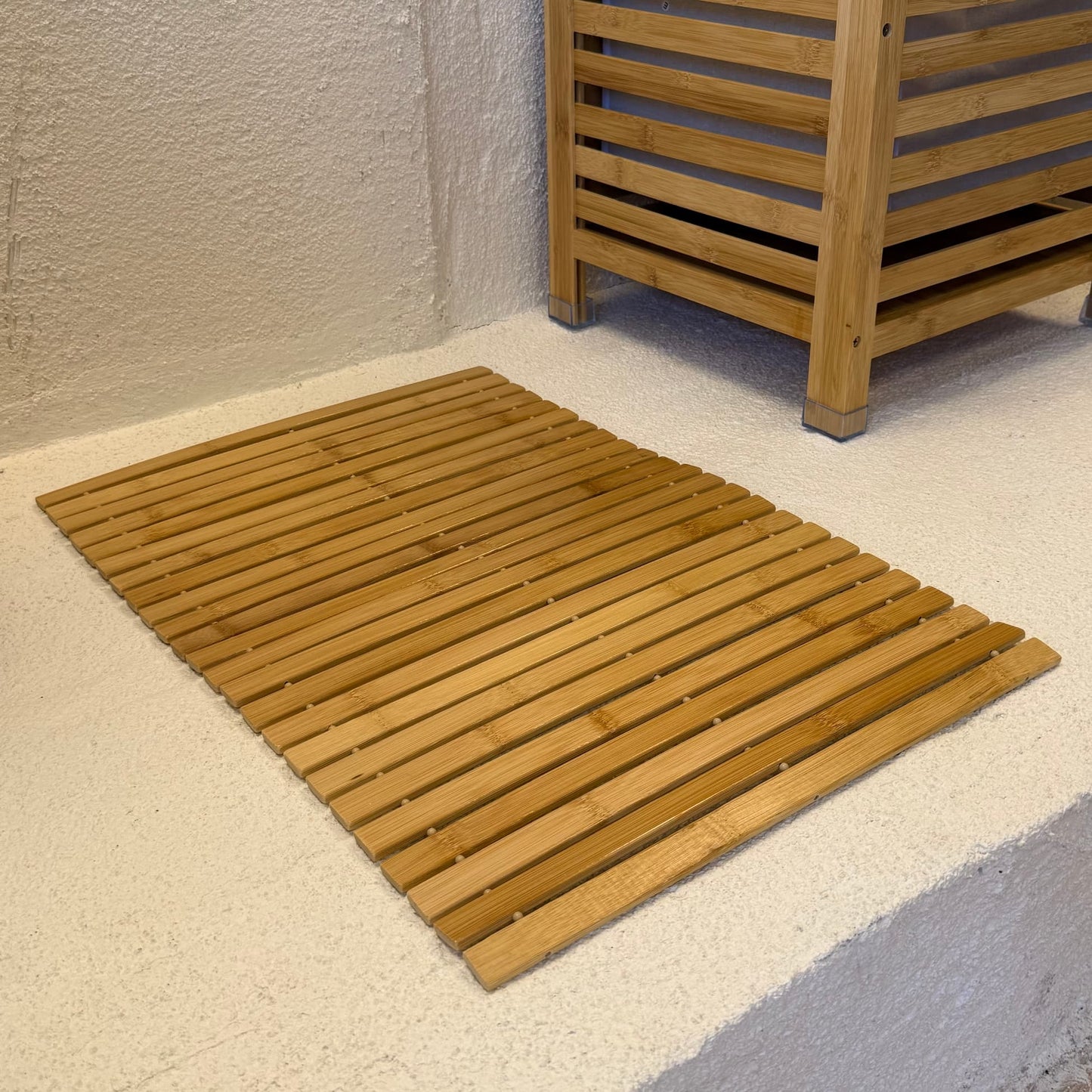 Bambu Mat Kaydırmaz Taban Küçük Boy 60x40 cm