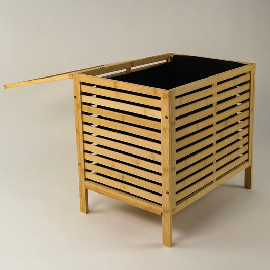 Bambu Kirli Çamaşır Sepeti 60x37,5x53,5 cm