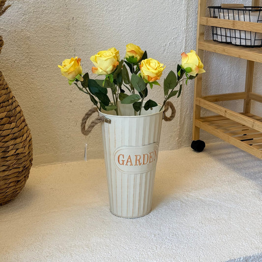 Rose Yapay Buket Sarı 6 Adet 50 cm