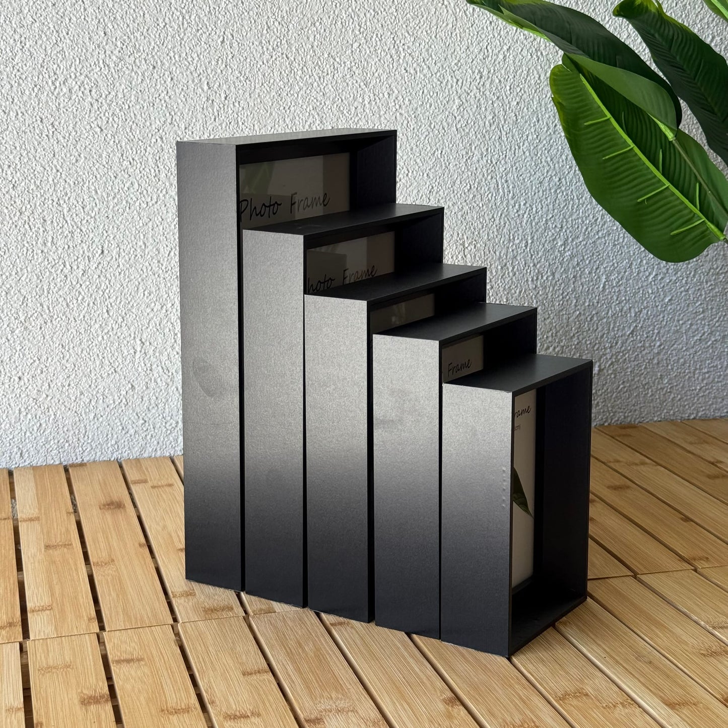 İKAE 5 Boy Ahşap Çerçeve Seti Mat Siyah