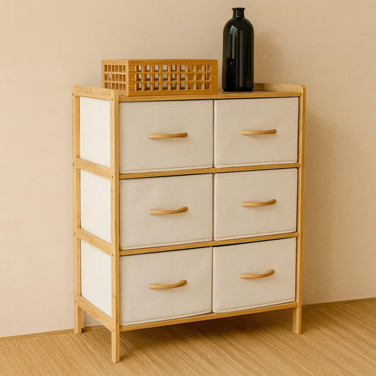 Rima Bez Çekmeçeli Bambu Raf 78,5x35x66 cm (model:9196)