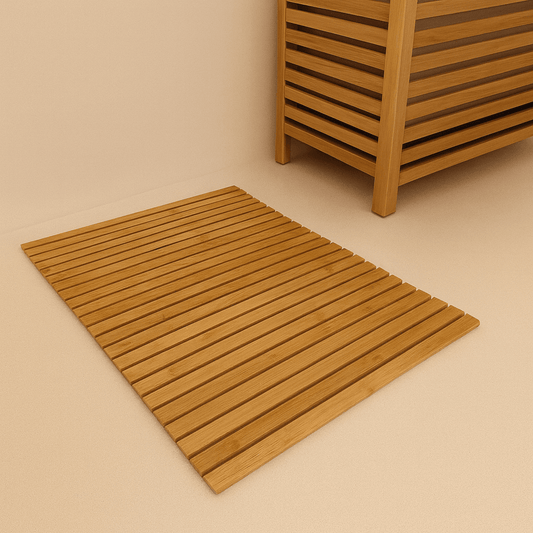 Bambu Mat Kaydırmaz Taban Küçük Boy 60x40 cm