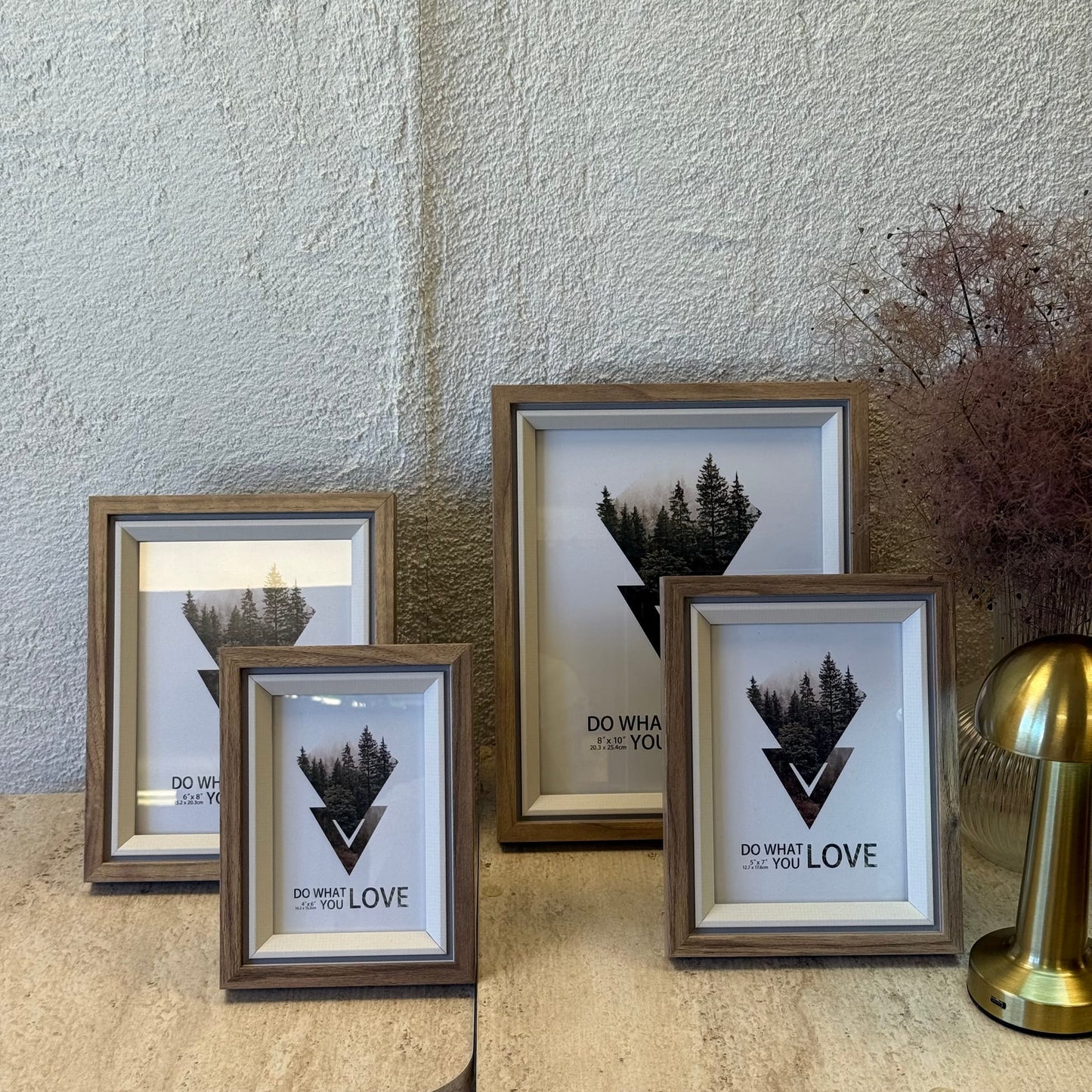 İKAE Love 4 Boy Ahşap Çerçeve Seti (A)