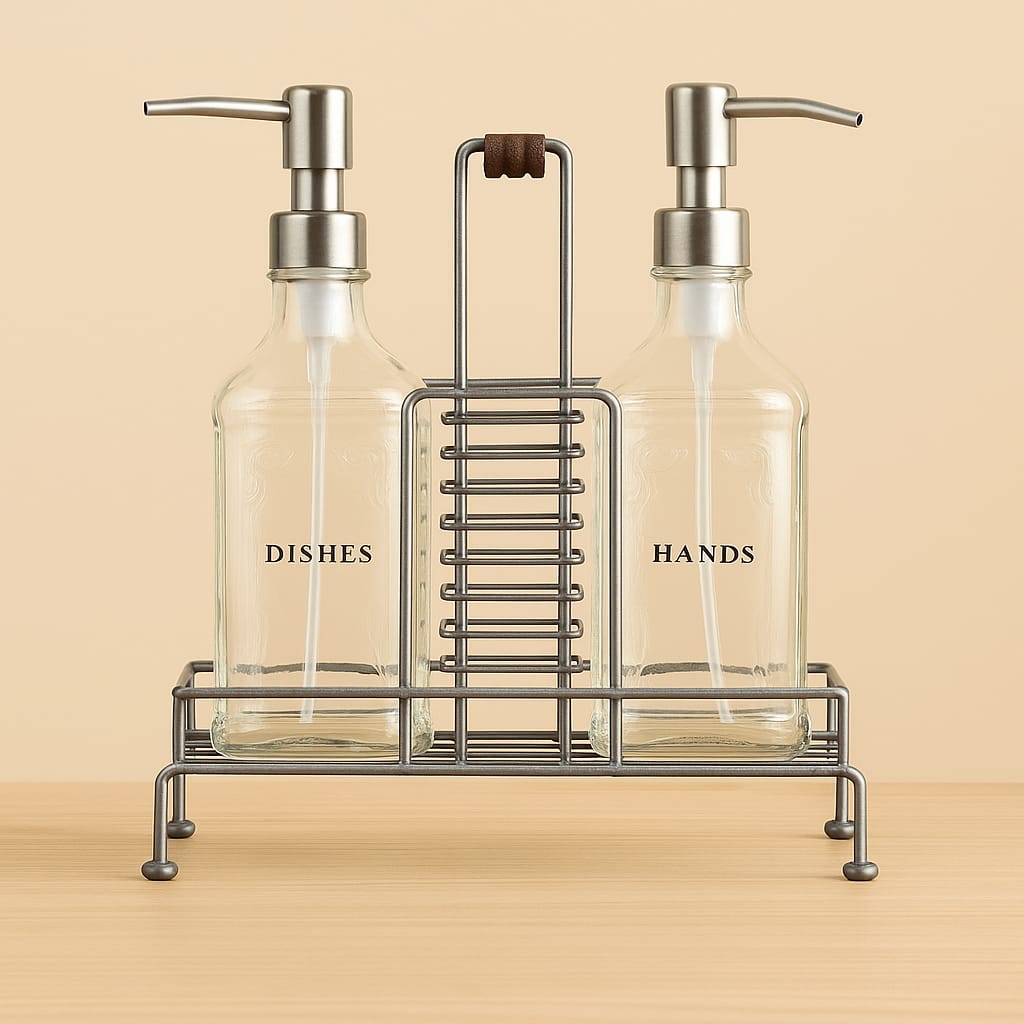 Bland Ayaklı ve İkili Sıvı Sabunluk Seti