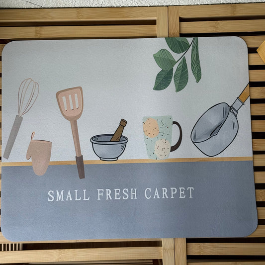 Small Fresh Carpet Bulaşık Matı 38x28 CM