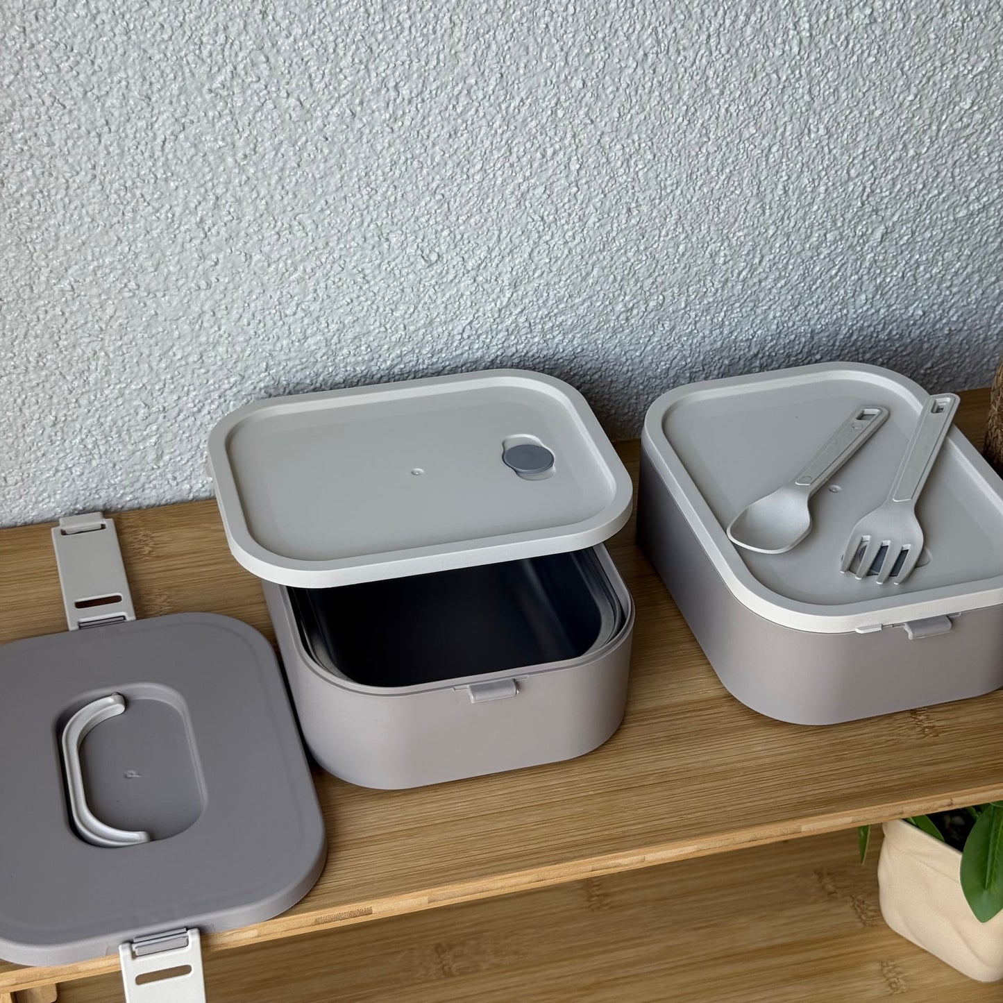 Okyanus 2 Katlı Lunch Box Bej 19,5x14,3x13,2 CM