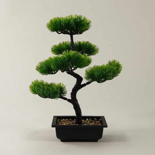 Bonsai Saksılı Yapay Çiçek 40 cm (Model-3)