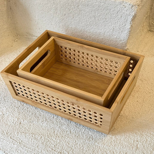 Kevin 2 Li Bambu Konik Model Sepet Seti