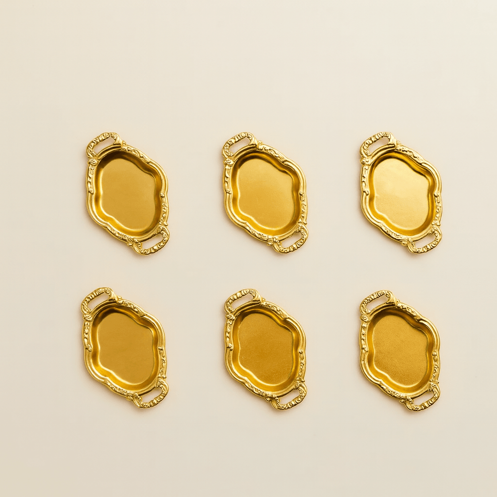 Gold 6 Lı Mini Sunumluk Seti Oval