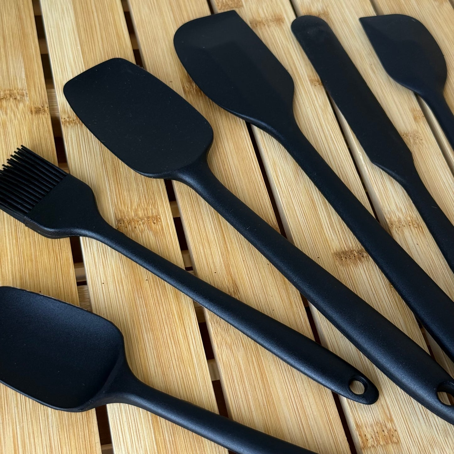 İcon Silikon Mutfak Seti 6 Parça Siyah