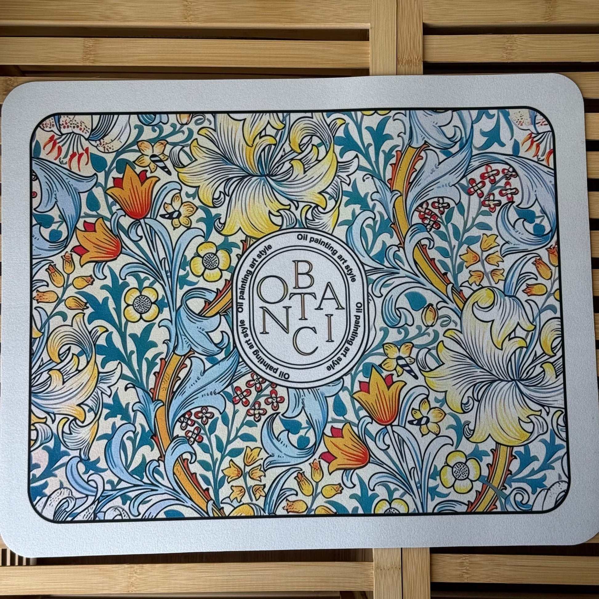 Botanic Bulaşık Matı 38x28 CM Beyaz