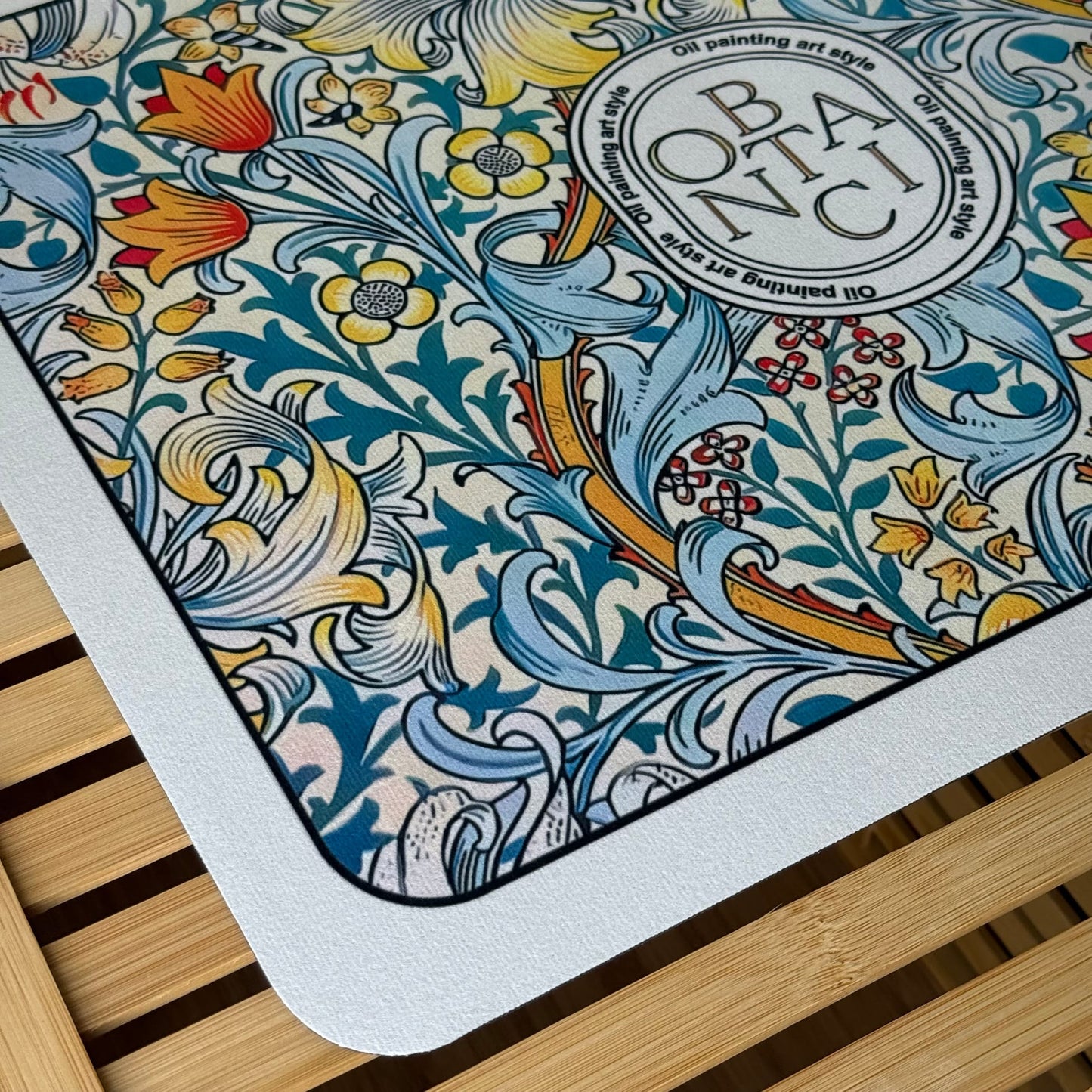 Botanic Bulaşık Matı 38x28 CM Beyaz