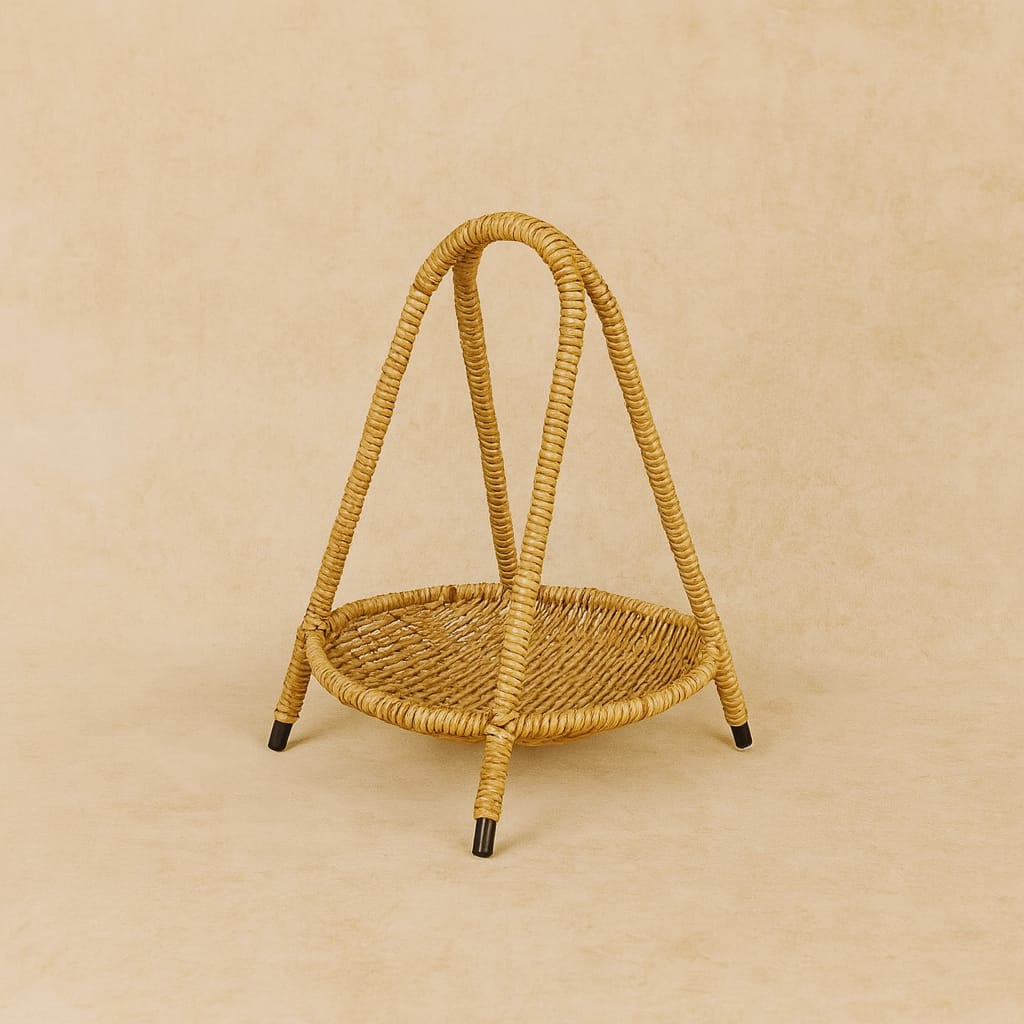 Deo Rattan Meyvelik Sunumluk 27 CM Naturel