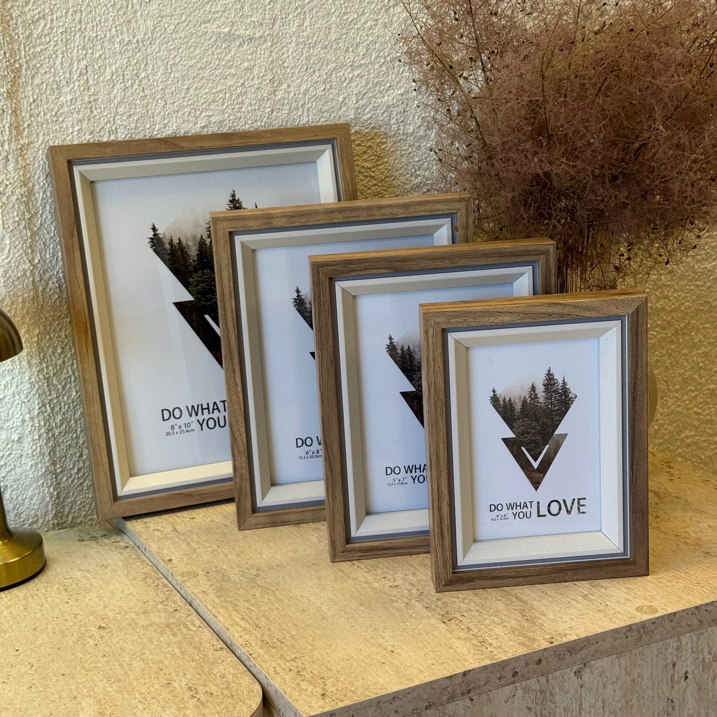 İKAE Love 4 Boy Ahşap Çerçeve Seti (A)