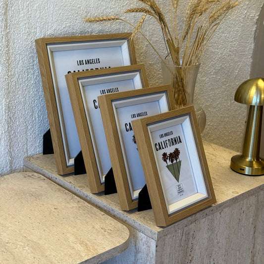 İKAE California 4 Boy Ahşap Çerçeve Seti (B)
