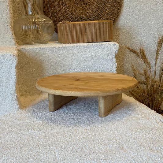 Wary Ayaklı Yuvarlak Hamur Açma Standı 32x32x7 cm