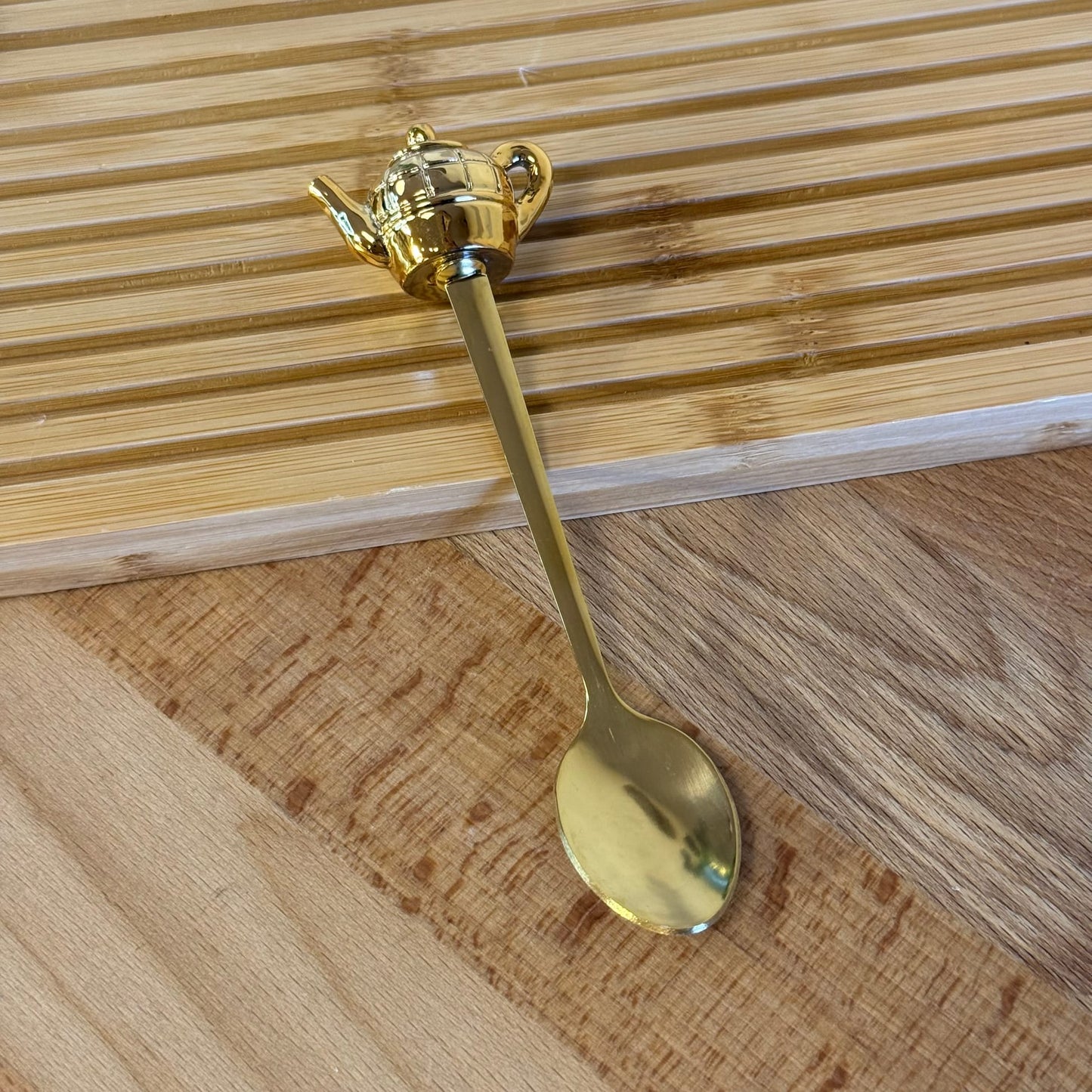 Deo Fincan Figürlü Çay Kaşığı 14 cm Gold