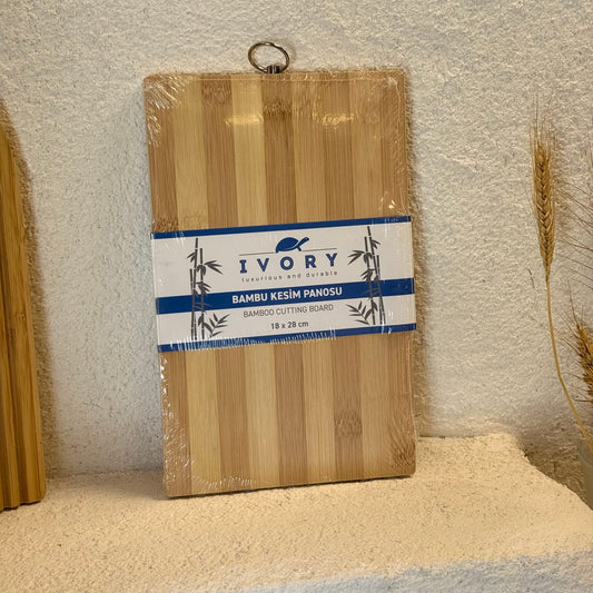 İvory Bambu Kesim Panosu 28x18 cm