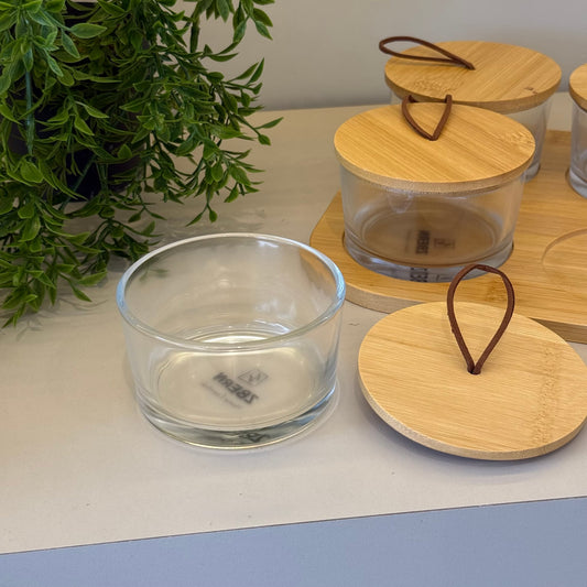 ZBERN Bambu Altlığı 4 Lü Kahvaltılık Seti