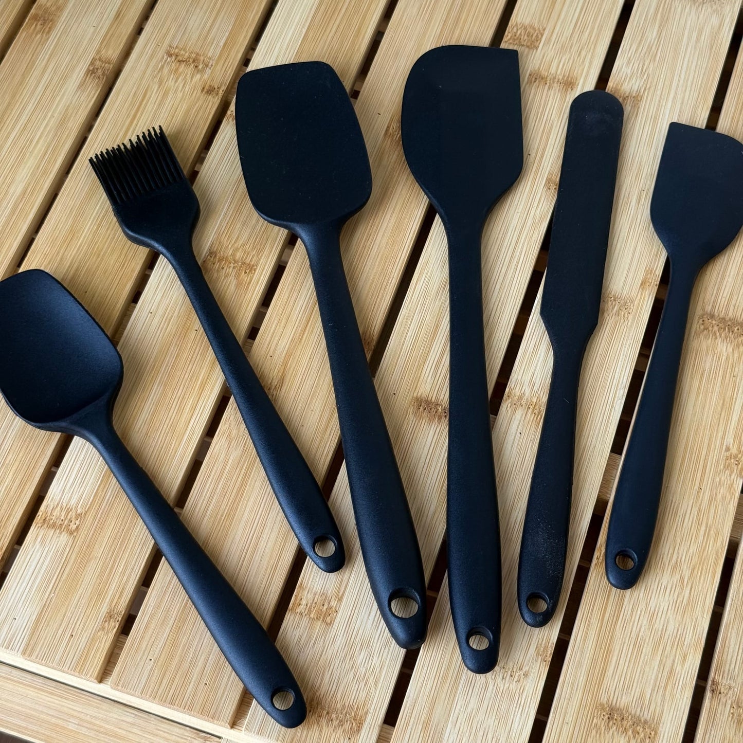 İcon Silikon Mutfak Seti 6 Parça Siyah